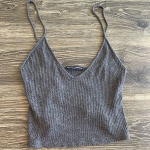 Brandy Melville ribbed crop top